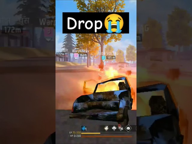 Drop on the vehicle 🥺 #freefire #funny #freefiremax #life