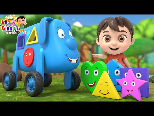 🔺🟦⭐ Can You Match the Shapes? Fun Rhyme for Kids! 🎶 @LeoGinnysNurseryRhymes