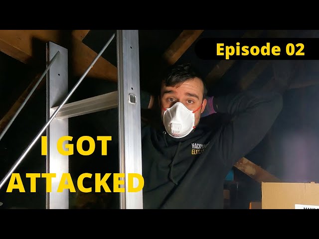 Ep 02: I GOT ATTACKED! | Installing an in-line extractor fan and roof vent UK electrician