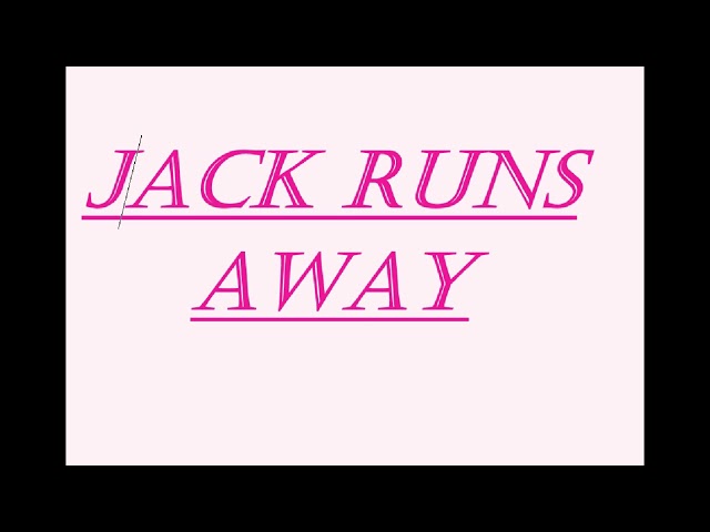 Jack Whitehall Runs Away From Home