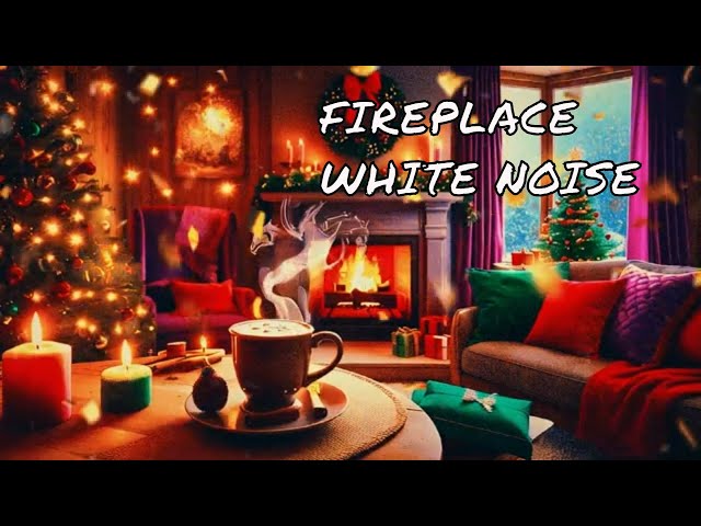 Sipping Hot Cocoa by the Fire at Christmas - White Noise- Fire Place It's me @dawnniemercado