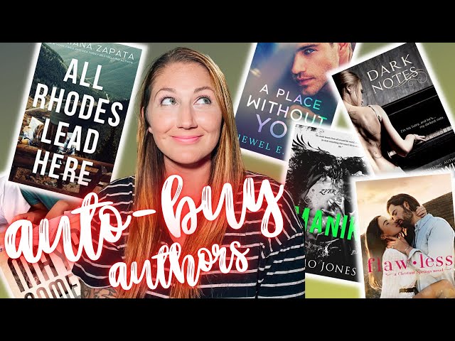 Auto-Buy Authors & My Favorite Books By Them // Romance Book Recommendations 💛