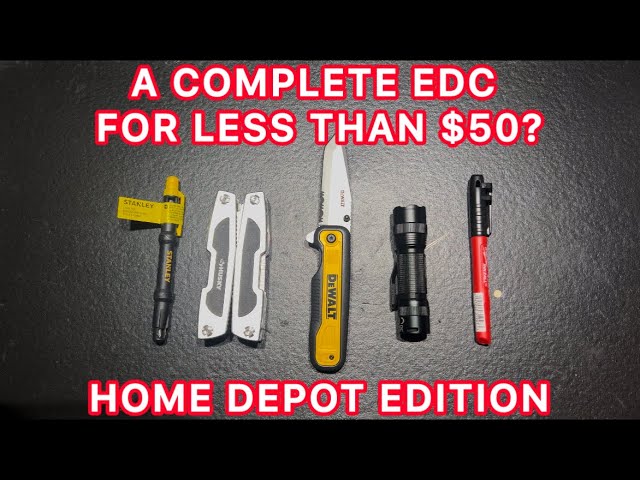 THE complete edc challenge (Home Depot)