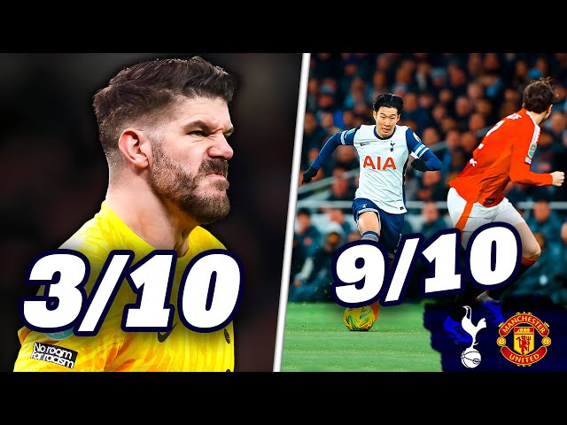 CLUTCH SONNY! Tottenham 4-3 Man Utd [PLAYER RATINGS]