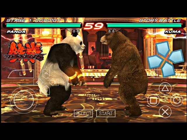 Tekken 6 - Panda | Story Battle | PSP Game | PPSSPP Emulator Android Game Play