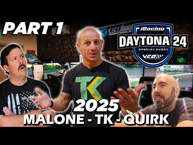 Part 1 - iRacing Daytona 24 - Inside Tony Kanaan's Sim Racing Garage - 2025