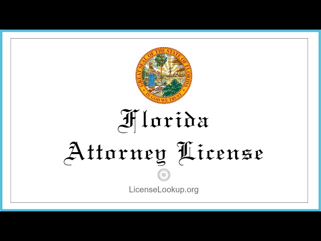 Florida Attorney License - What You need to get started #license #Florida