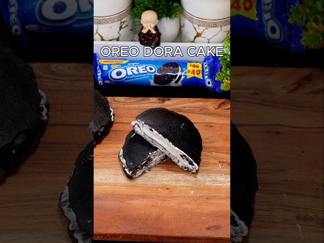 Only 3-Ingredient Oreo Dora Cake Recipe | Kids favorite Oreo Dora cake #shorts #oreo #doracake