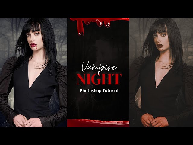 Vampire Night | Photoshop Color Effect Tutorial | Beginner Friendly