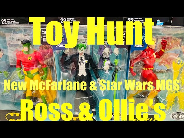 #ToyHunt Thursday! Ross x3! New Mcfarlane & Star Wars MGS! Ollie’s & Burlington Check! #cool #toys