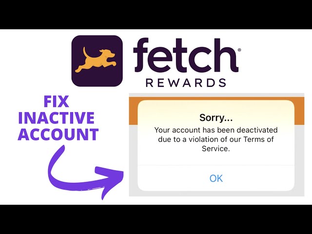 How To Fix Inactive Account in Fetch Rewards | Get Unbanned