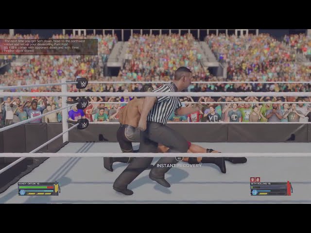 WWE 2K24 Showcase Mode Gameplay Part 14   Security Wont Protect You   Randy Orton vs Seth Rollins