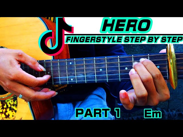 Hero - Cash Cash | Christina Perri (Guitar Fingerstyle) Step by Step + Chords