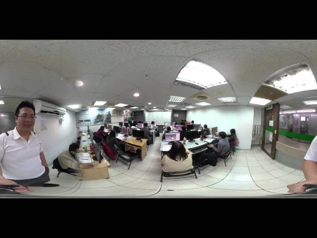 20160131 聯成電腦公館分校上 3ds Max 課程實況-360 VR 全景-Kodak Pixpro SP360 4K 拍攝