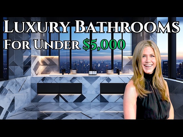 Create Your Dream Luxury Bathroom Like Jennifer Aniston for Under $5,000