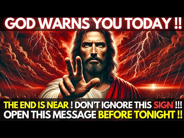 🛑😱YOU HAVE BEEN WARNED! TIME IS RUNNING OUT! GOD IS GIVING YOU ONE LAST CHANCE! ✝️GOD MESSAGE TODAY