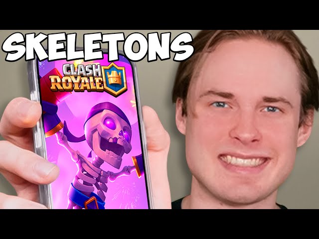 Can You Beat Clash Royale With Only Skeletons?