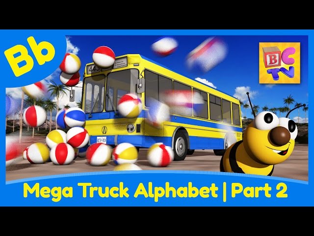 Mega Truck Alphabet Part 2 | Learn ABCs with Monster Trucks & More for Kids