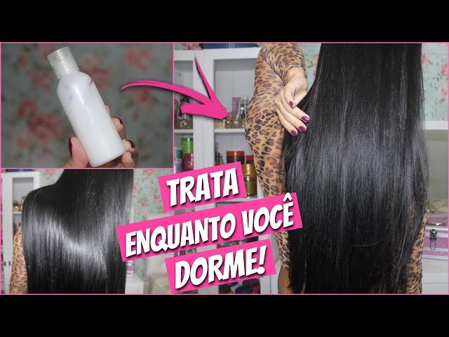 Isso TRATA seu CABELO enquanto você DORME e Acaba Com As Pontas Espigadas Secas