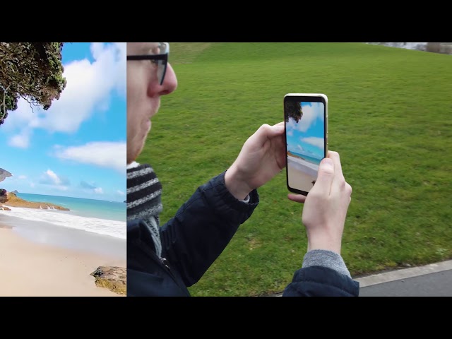 Augmented Reality Portal to the beach - Digital Tourism