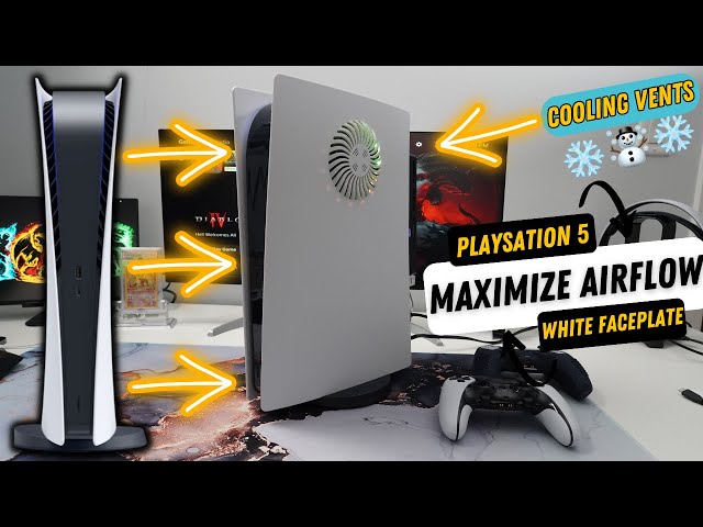 Maximize Your PS5 AirFlow with Cooling Vents & Cooling Fans