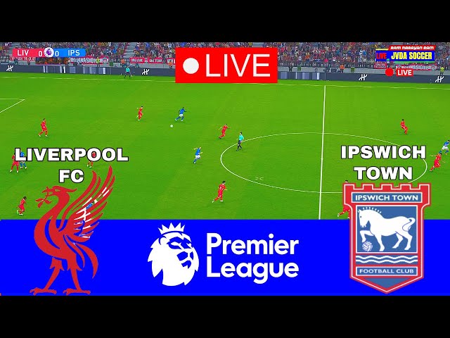 LIVE 🔴 LIVERPOOL vs IPSWICH TOWN || English Premier League || Full Match All Goals || Pes 21