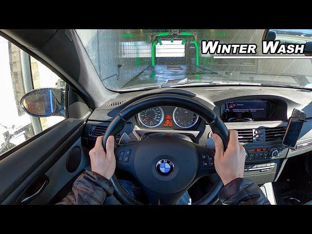 Is Touchless Safe? - Washing My Filthy BMW M3 Winter Daily (POV)