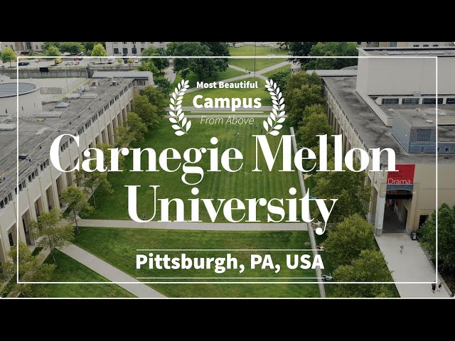 USA🇺🇸- Carnegie Mellon University, The Most Beautiful Campus Tour l 4K Drone