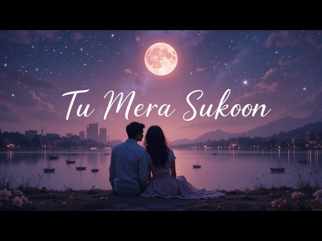 "Tu Mera Sukoon 🖤 | Heart Touching Hindi Lofi Song | Chill & Relaxing Vibes"