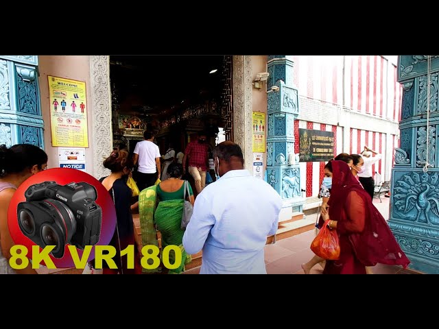 SRI VEERAMAKALIAMMAN HINDU TEMPLE little India SINGAPORE PT2 8K/4K VR180 3D (Travel/ASMR/Music)