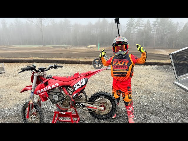 360 GoPro Max Ride along CharlieRips Electric 65 dirtbike at 508 international kids track