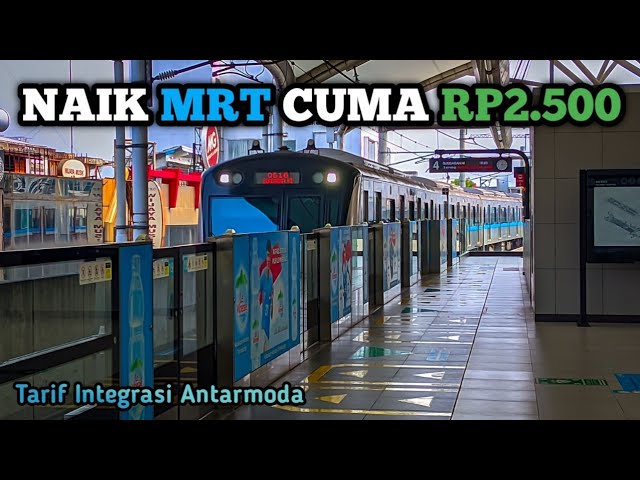 Naik Mrt Cuma Rp2.500 Dengan Tarif Integrasi Antarmoda