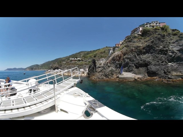 360VR tour #16:  Cinque Terre チンクエテッレ 世界一周ハネムーン virtual tour