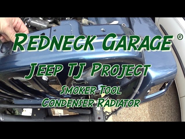 Jeep Wrangler TJ Project- Evap Smoker - Condenser / Radiator Install