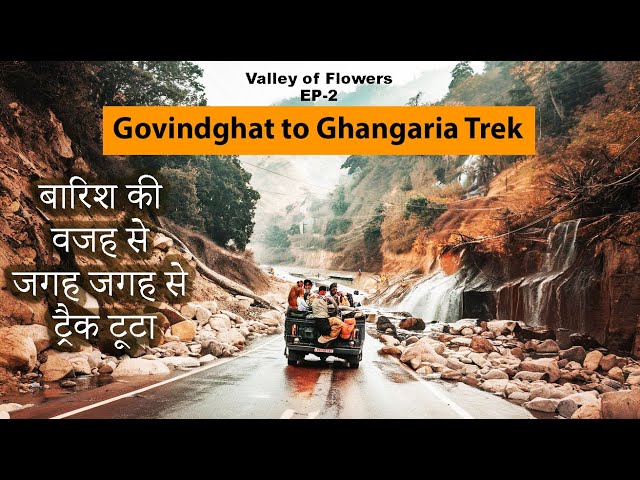 Govindghat to Ghangaria Trek Vlog - Full Adventure in the Mountains. #valleyofflowers #travel