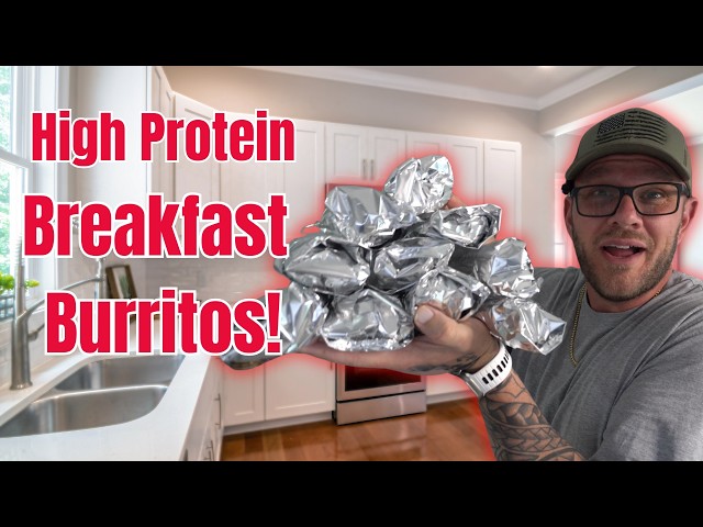 The Best Breakfast Burritos | Meal Prep | Weight Loss | High Protein & Low Carb | Low Fat