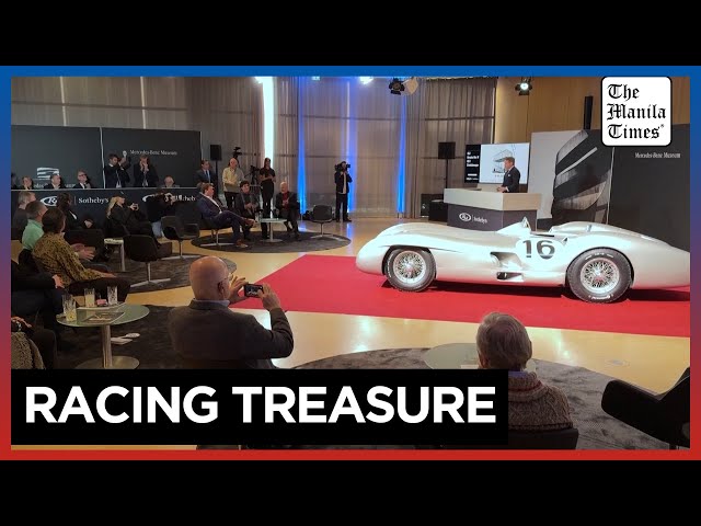 Motor racing-Mercedes 'streamliner' fetches record 51 million euros at auction