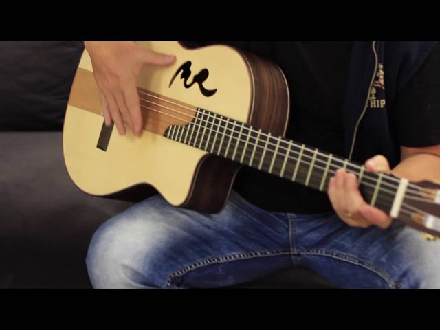 Manuel Rodríguez guitar review: B cutaway Sol y sombra (English subtitles)