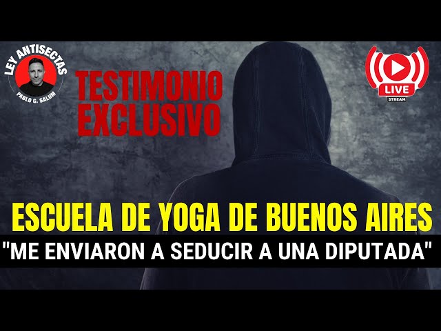 El MAESTRO Juan Percowicz ME ENVIO a SEDUCIR a DIPUTADA #Secta Escuela de Yoga de Villa Crespo Bs As