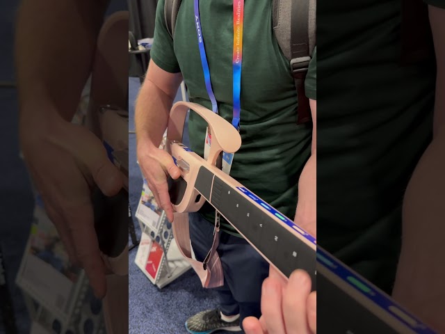 CES 2025 Unveiled. Liber Live C1. First stringless guitar.