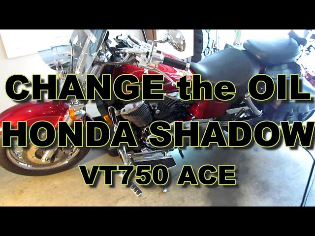 Change the Oil in a Honda Shadow VT750 ACE