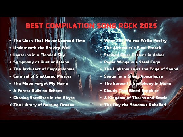 Best Rock Songs 2025 | Rock ballads 2025 | Best Heavy Metal - Best Compilation Album Rock Song