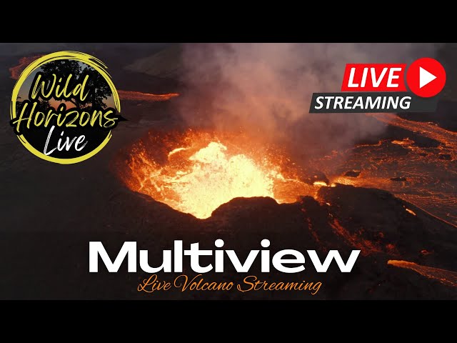 🌋 Volcano Live Stream: 7-Cam 24/7 Volcanic Activity