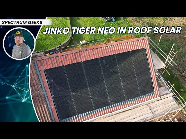 GSE In Roof Solar Panels Installed // Part 2 New Build Solar // Jinko Tiger Neo Solar Panels