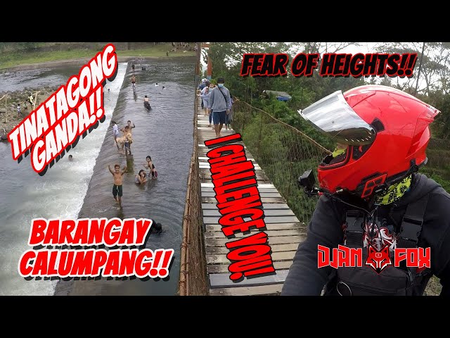 Barangay Calumpang, Liliw, Laguna | Dinadayo ang natatagong Ganda | Hanging Bridge | Fear of Heights