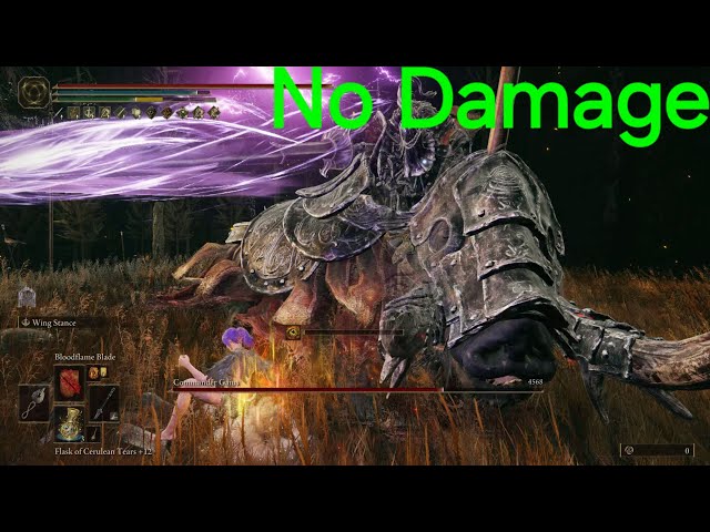 Elden Ring DLC - Commander Gaius Bossfight 4k (No Damage)