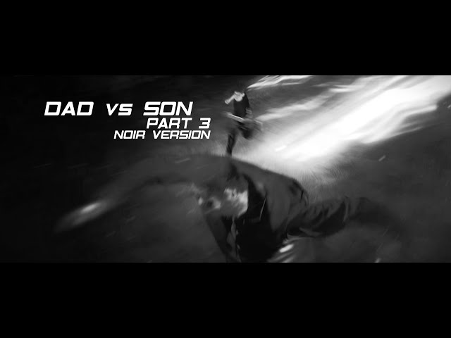 DAD vs SON PART 3 - C4D Animated Action Short (Noir Version) [4K]