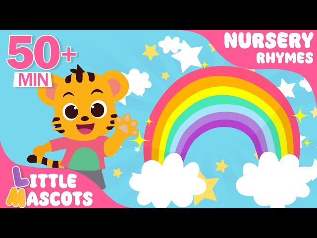 ✨🌈Colors Of The Rainbow + Color Song + more Little Mascots Nursery Rhymes & Kids Songs