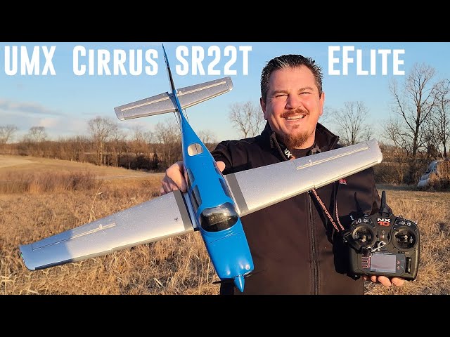 E-flite - UMX Cirrus SR22T - Maiden Flights + Unbox, Build, Radio Setup