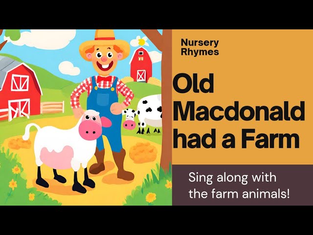 Old MacDonald Had a Farm | Kids Nursery Rhyme & Song | Animal Sounds for Children